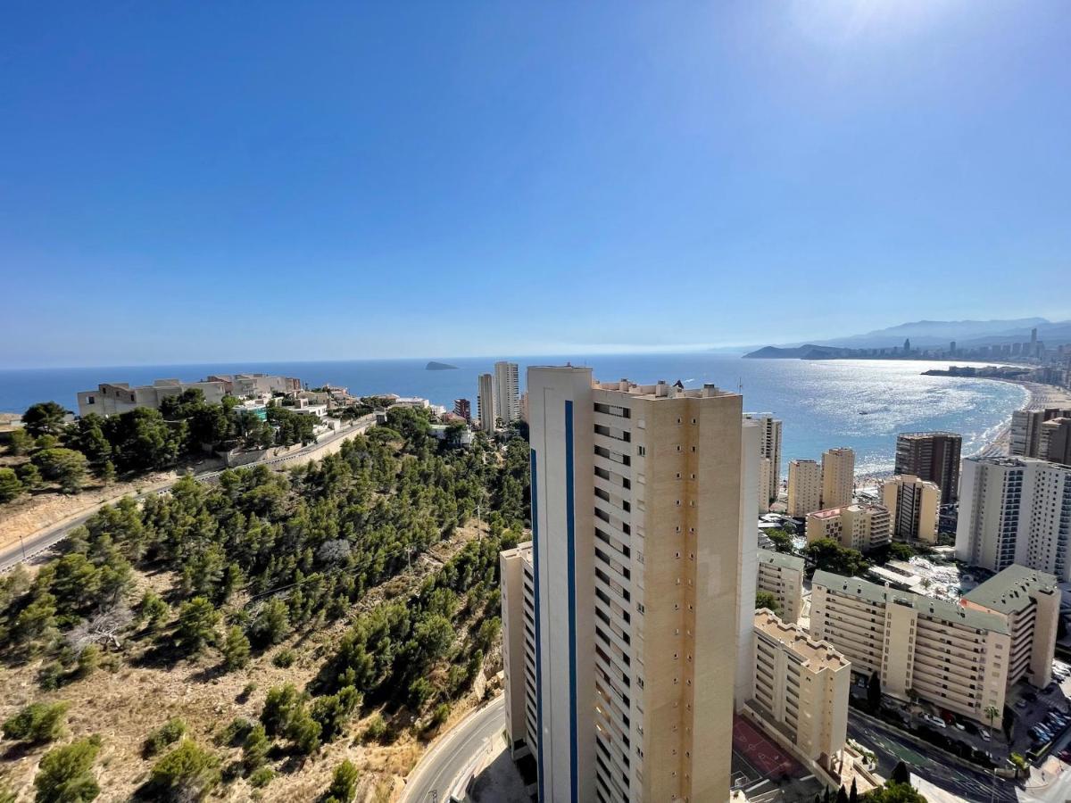 Lujoso Apartamento Con Vistas Al Mar En Mirador Del Mediterraneo By Gestaltur Benidorm Eksteriør billede
