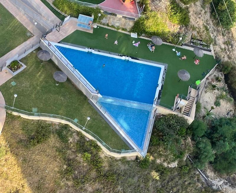 Lujoso Apartamento Con Vistas Al Mar En Mirador Del Mediterraneo By Gestaltur Benidorm Eksteriør billede