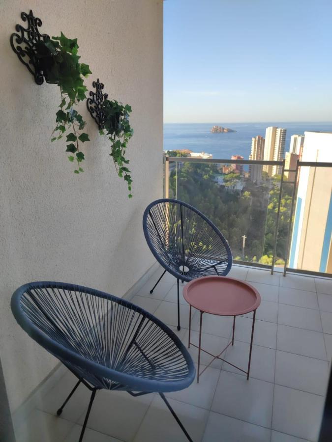 Lujoso Apartamento Con Vistas Al Mar En Mirador Del Mediterraneo By Gestaltur Benidorm Eksteriør billede