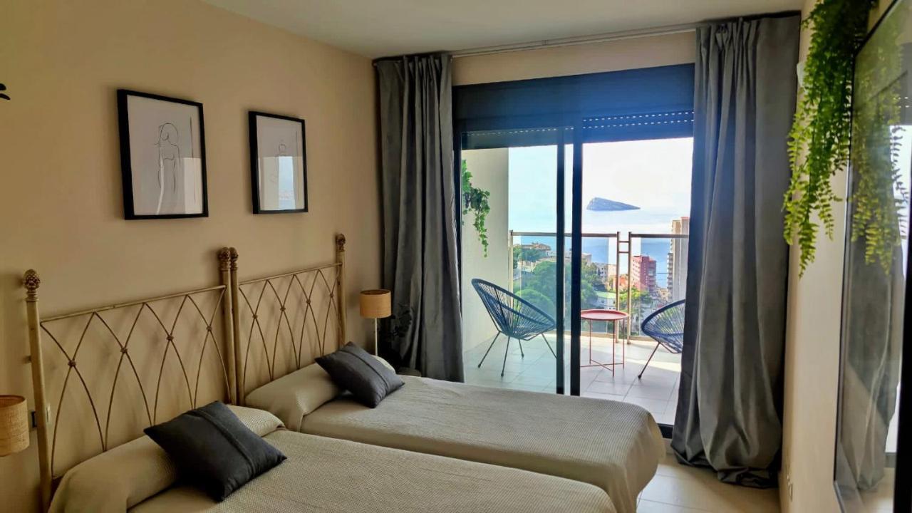 Lujoso Apartamento Con Vistas Al Mar En Mirador Del Mediterraneo By Gestaltur Benidorm Eksteriør billede