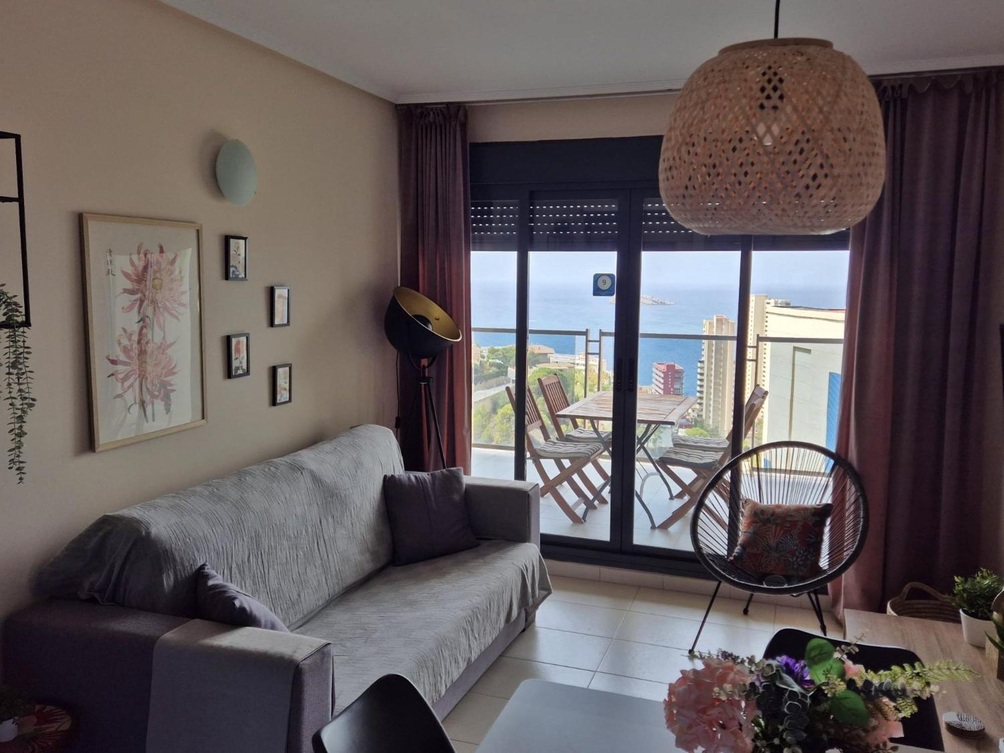 Lujoso Apartamento Con Vistas Al Mar En Mirador Del Mediterraneo By Gestaltur Benidorm Eksteriør billede
